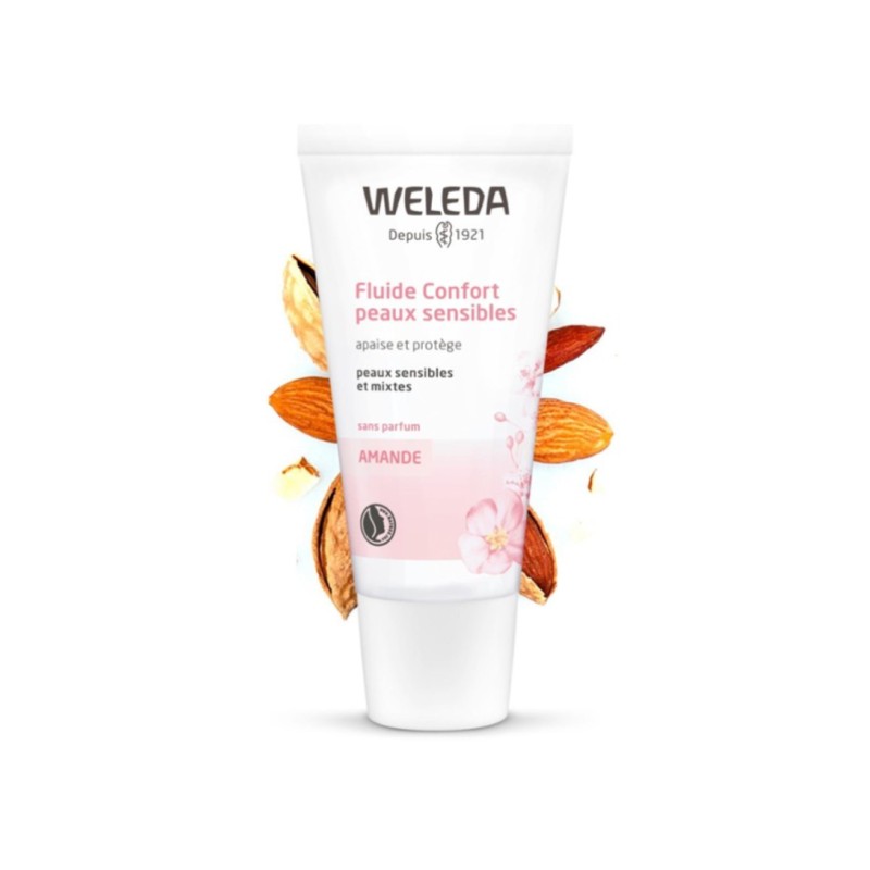 Weleda Fluide confort peaux sensibles à l'Amande 30 ml