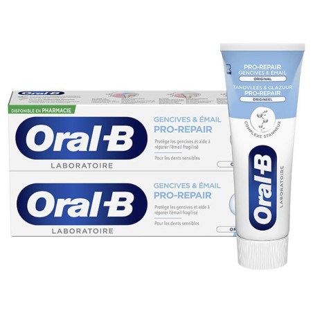 Oral-B Pro-Repair Dentifrice Gencives & Email Lot 2x 75ml