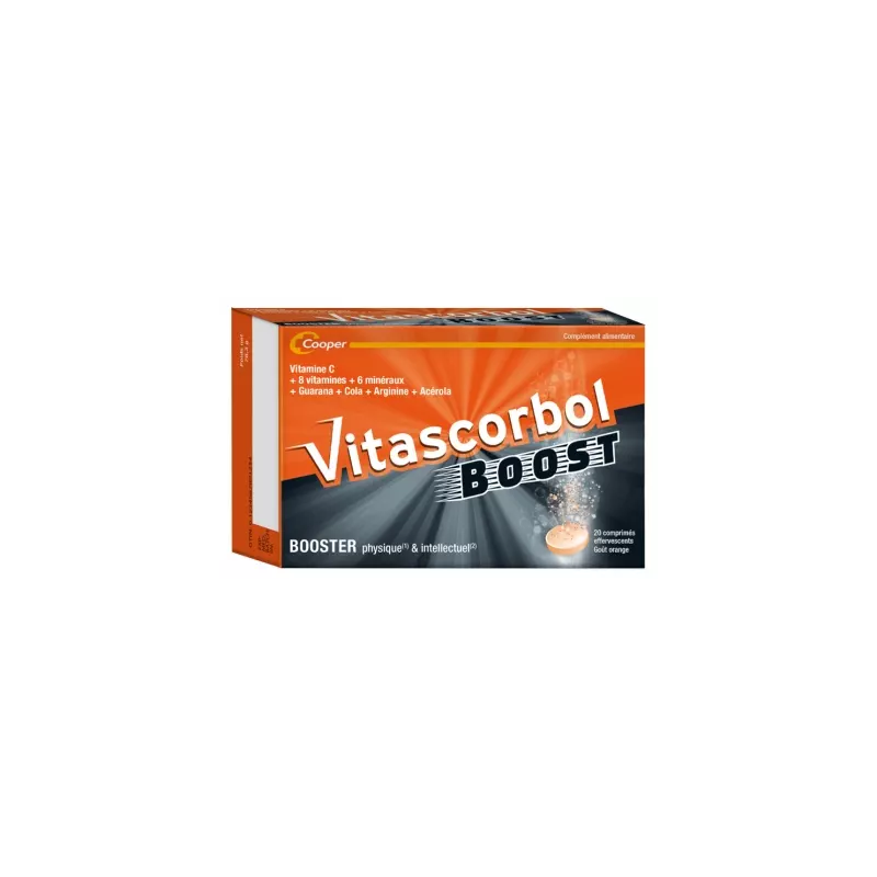 Vitascorbol Boost 20 comprimés effervescents