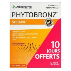 Arkopharma Phytobronz Préparateur Solaire 60 capsules Cure de 2 mois
