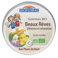 Biofloral Enfant Gommes Bio Beaux Rêves Détente et relaxation 45 gr 