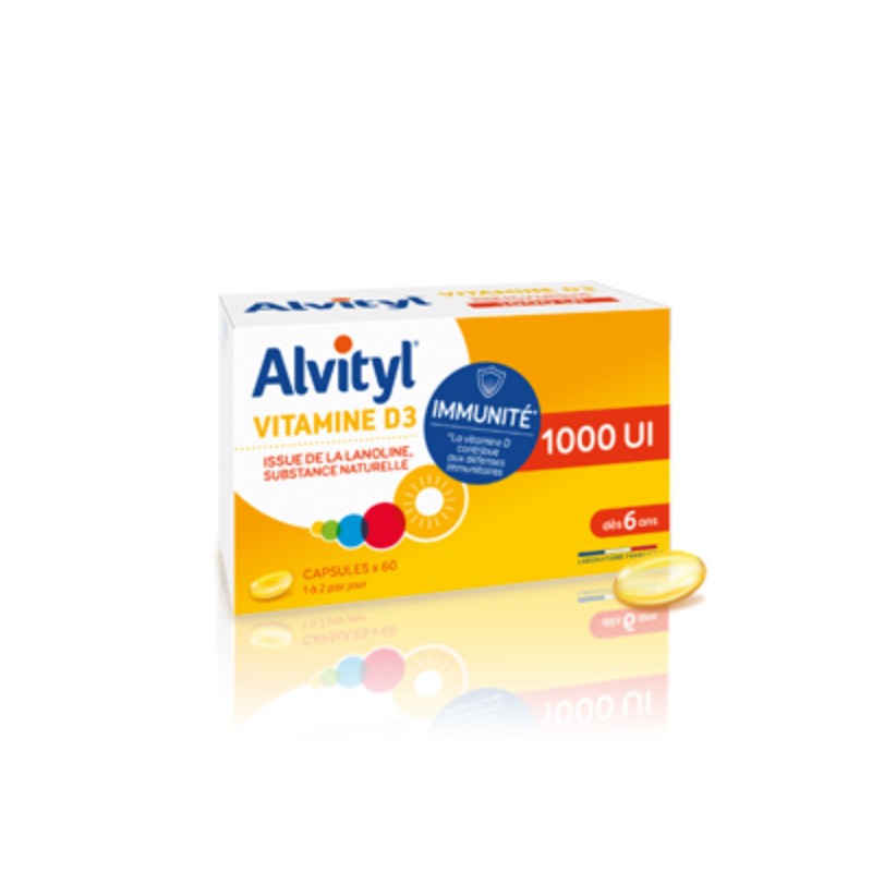 Alvityl Vitamine D3 60 capsules