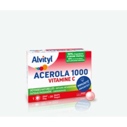 Alvityl Acérola 1000 vitamine C 30 comprimés à croquer