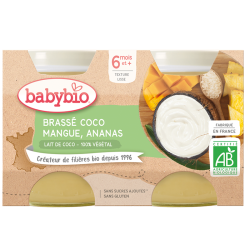 Babybio Brassé au lait de...