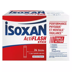 Isoxan Actiflash - Performances physiques et mentales 24 Sticks