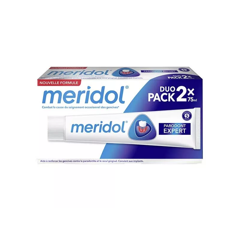 Meridol Parodont Expert Dentifrice Lot de 2x 75ml