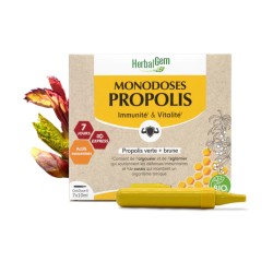 HerbalGem 7 monodoses 10 ml Propolis Bio