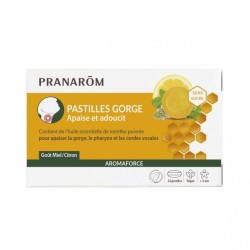 Pranarôm Aromaforce 24 pastilles gorge 