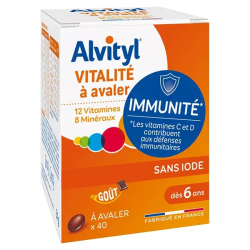 Alvityl Vitalité Immunité 40 comprimés à avaler