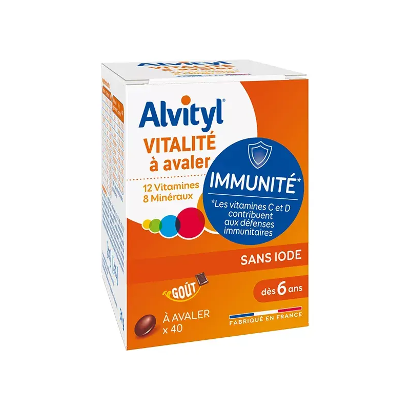 Alvityl Vitalité Immunité 40 comprimés à avaler