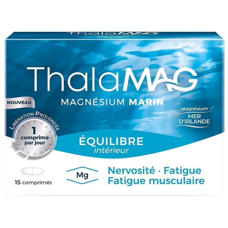 ThalaMAG Magnésium Marin Equilibre Intérieur 15 comprimés 