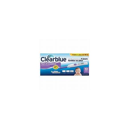 Clearblue Test d'Ovulation Digital Boîte de 10 Tests