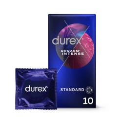 Durex Orgam'Intense Boite 10 préservatifs