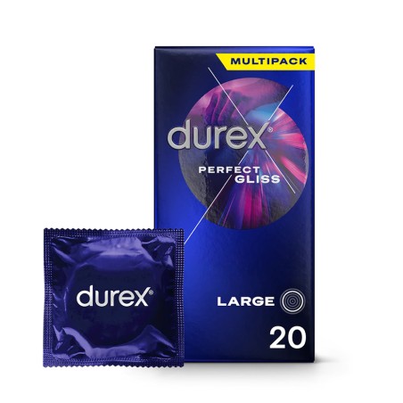 Durex Perfect Gliss Extra Lubrification Boite 10 préservatifs