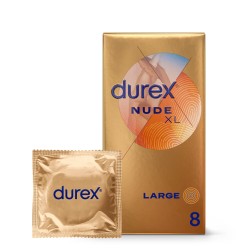 Durex Nude XL Large Boite 8 préservatifs