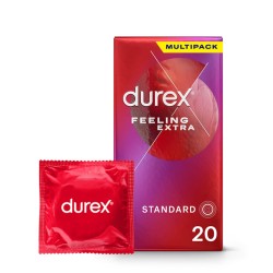 Durex Feeling Extra Boite 20 préservatifs