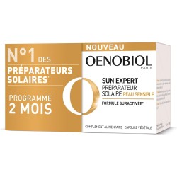 Oenobiol Sun Expert Préparateur Solaire Peau Sensible 2 x 30 gélules