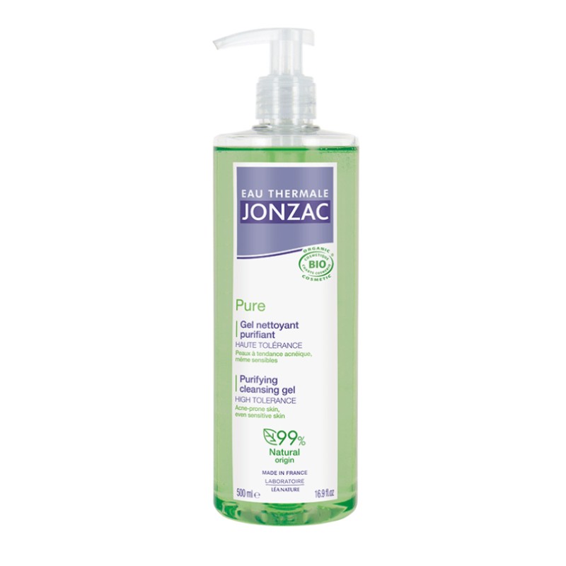 Jonzac Pure Gel Nettoyant Purifiante Bio 500 ml