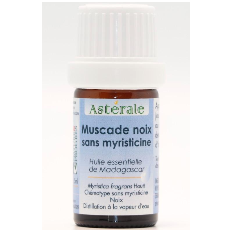 Astérale Huile Essentielle Muscade Noix sans Myristicine 5ml