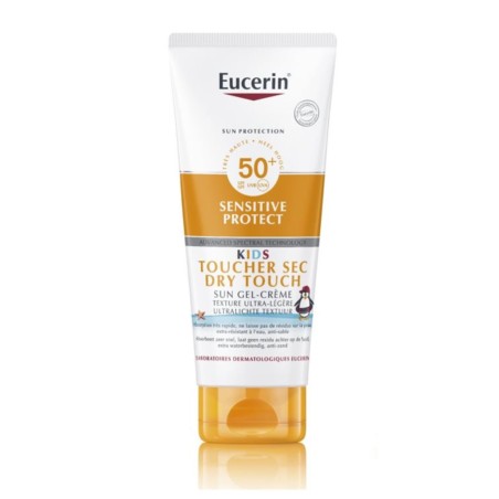 Eucerin Sun Protection Kids Gel-Crème Toucher Sec SPF50+ Tube 200 ml