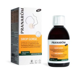 Pranarôm Aromaforce Sirop Gorge Bio Ravintsara et Miel 150 ml