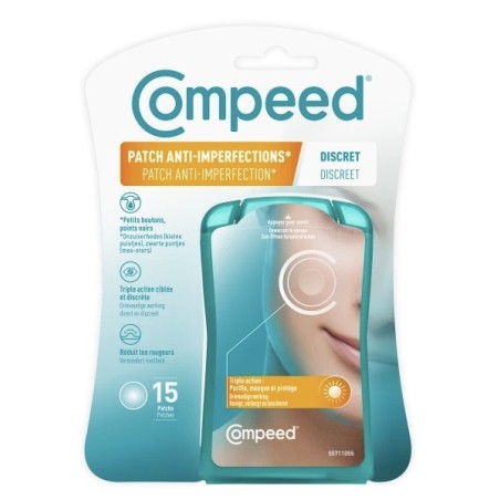 Compeed 15 Patchs anti-imperfections discret 
