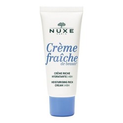 Nuxe Crème Riche Hydratante 48h, Crème fraîche de beauté® tube 30ml 