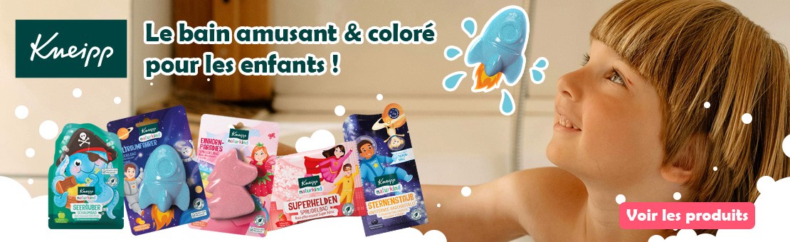 Kneipp, le bain amusant et coloré pour les enfants